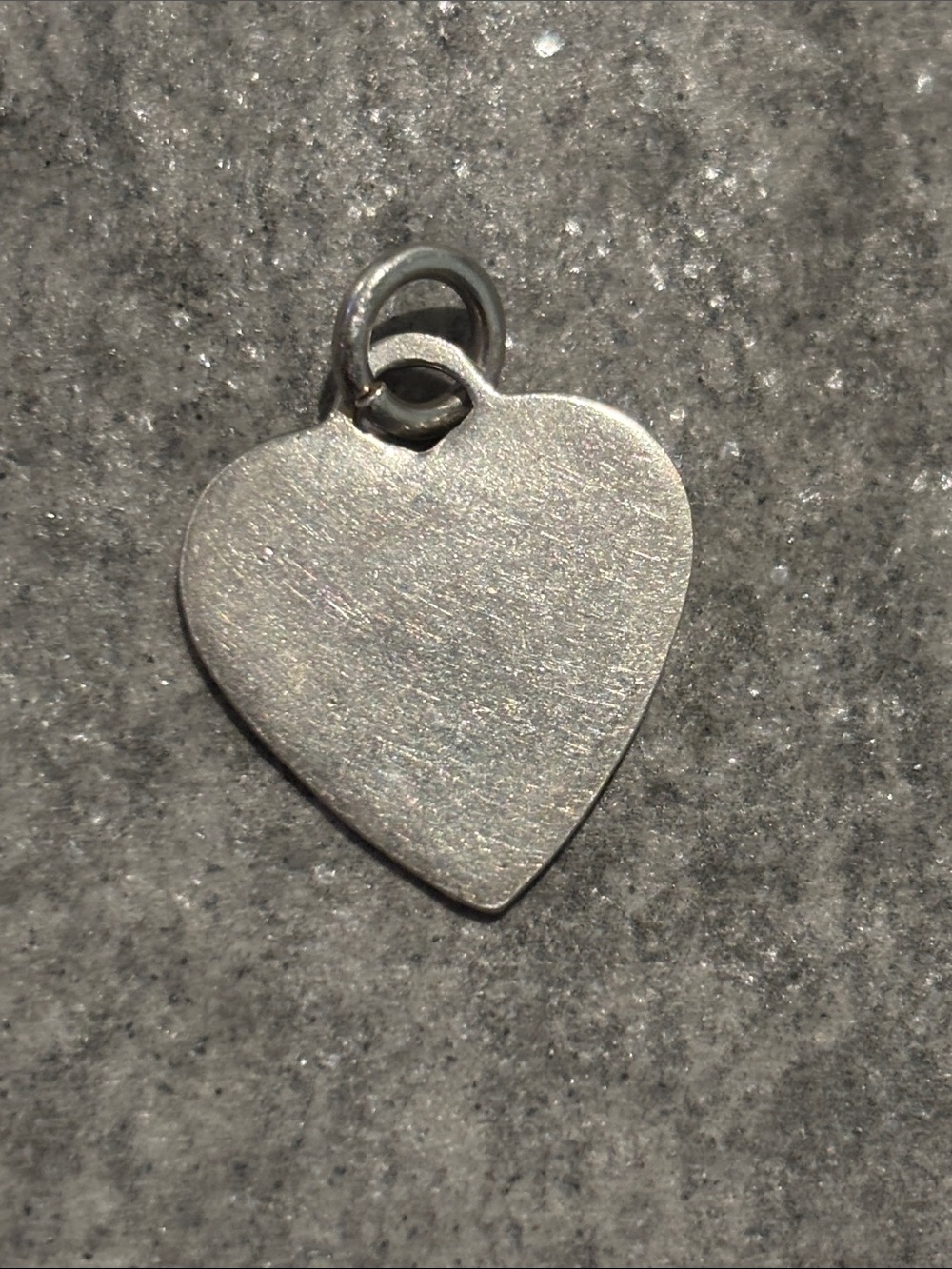 .925 Sterling Silver HEART PENDANT Charm MO Fine Jewelry 1” Vntg